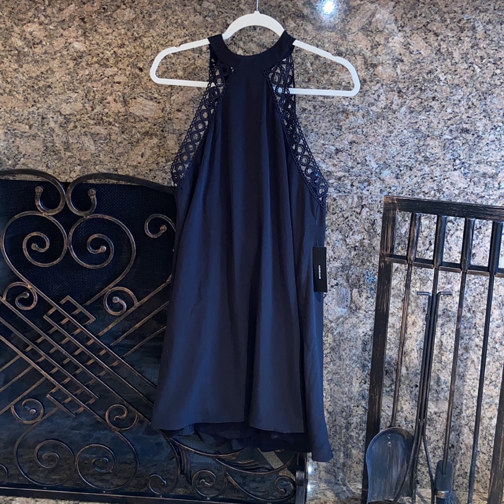 Lulus backless black dress